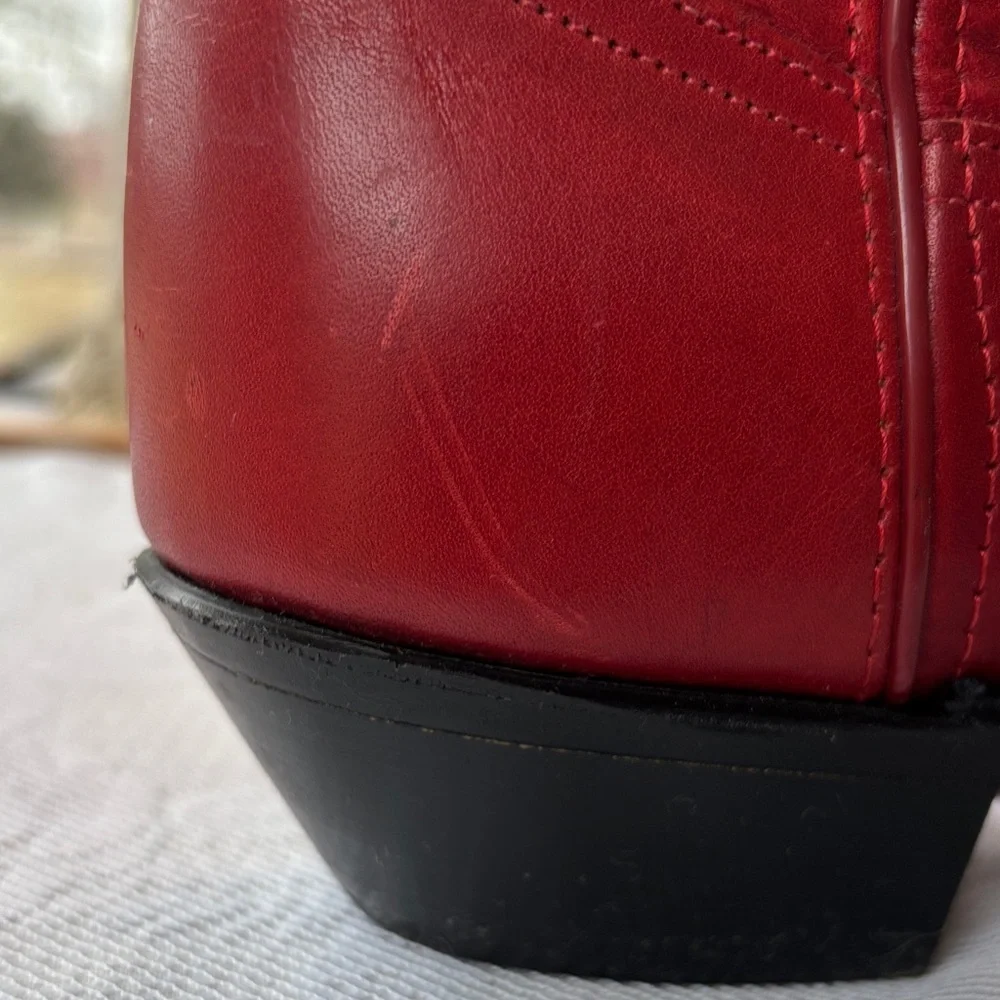 Code West Red Western Cowboy Boots - Picture 15 of 16